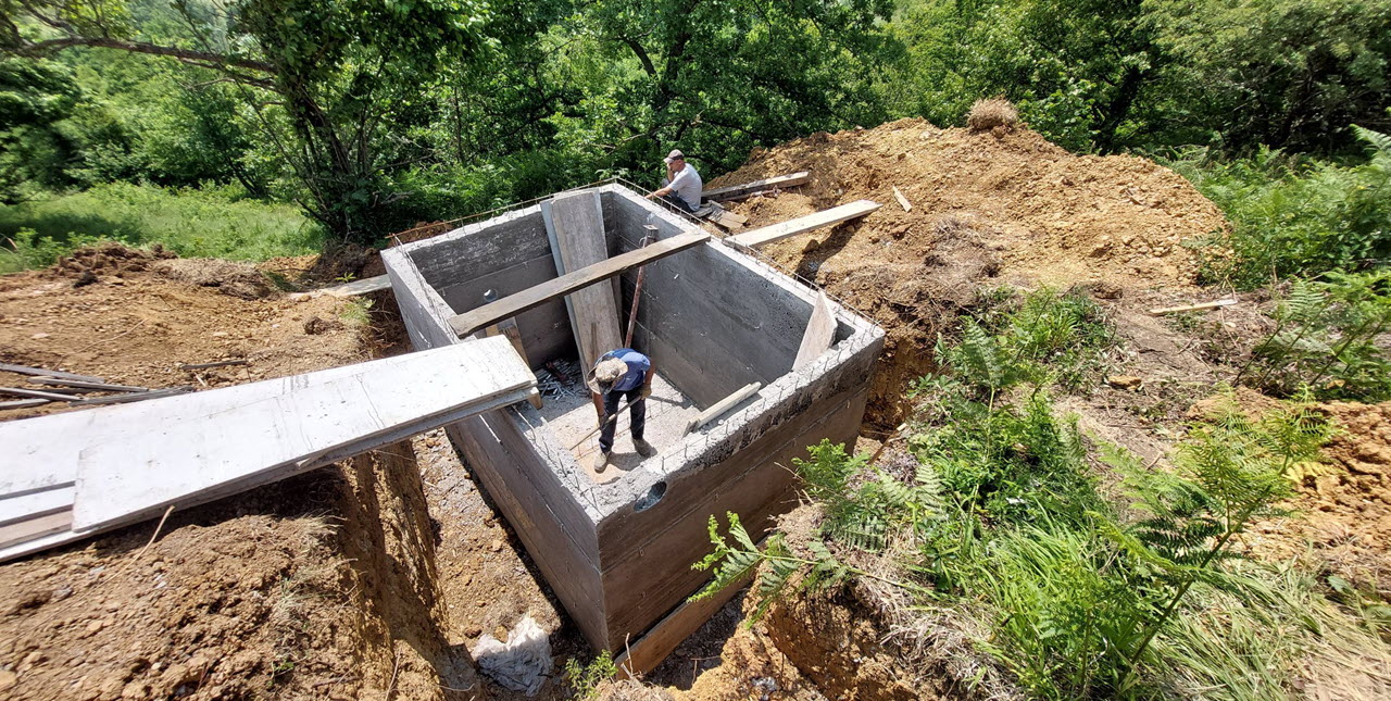 Septic tank opbouw